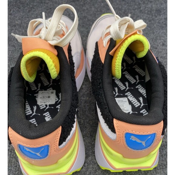 PUMA Low Rider Sneakers Women's Size 6.5 Casual Peach Black Neon Yellow - Picture 9 of 13